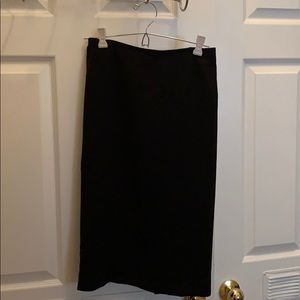 Black pencil skirt. Has matching suit jacket.